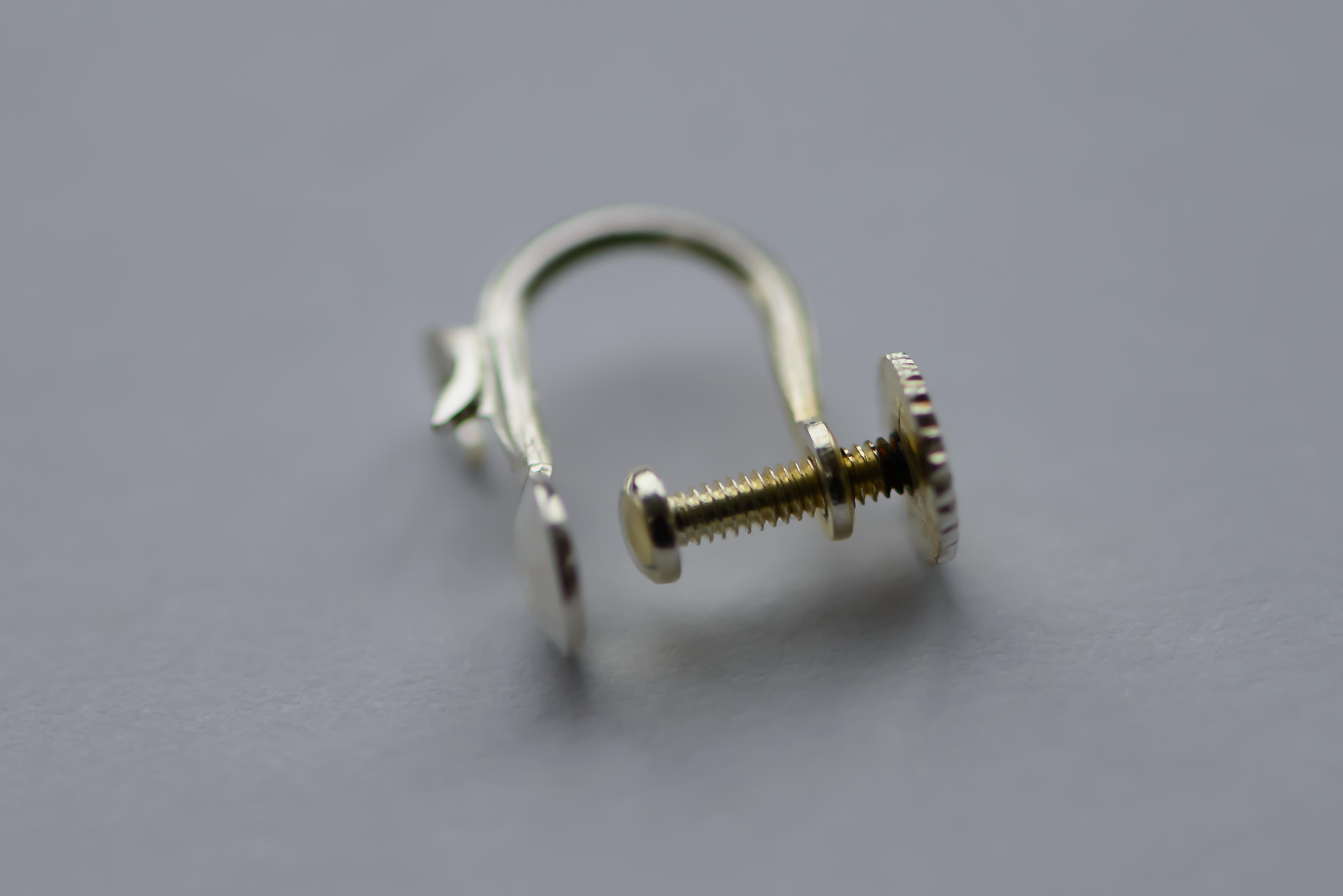 Adaptor rings for non pierced ears (gold/silver)